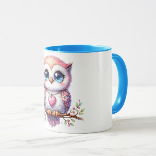 Owl mug mok (Voorkant rechts)