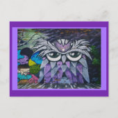 Owl Mural Briefkaart (Voorkant)