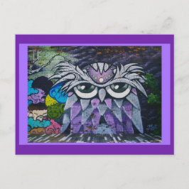Owl Mural Briefkaart