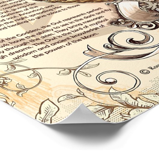 OWL MYTHOLOGY POSTER (Hoek)