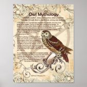 OWL MYTHOLOGY POSTER (Voorkant)