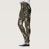 Owl Natuur Bird Art in Brown Leggings (Links)