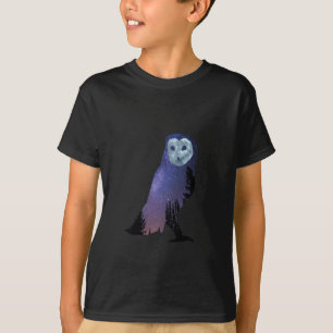 Owl night sky t-shirt