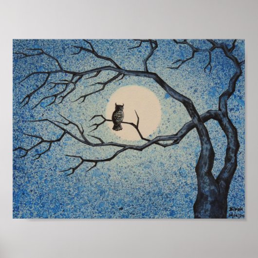 Owl Night watch Poster (Voorkant)