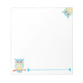Owl Notepad Notitieblok (Voorkant)
