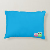 "Owl nu samen" Accent Kussen (Achterkant)