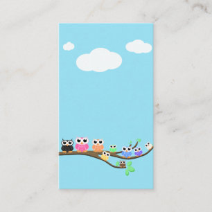 "Owl nu samen" Blank Visitekaartje