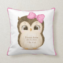 Owl Nursery Birth Stats Girly Keepomwille Waterver