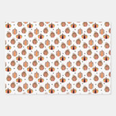 OWL-O-WEEN Halloween Gift Wrap Sheets Inpakpapier Vel (Voorkant 2)