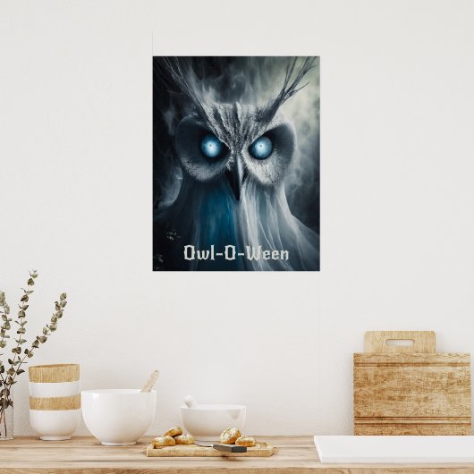 Owl-O-Ween - Halloween Print (Keuken)
