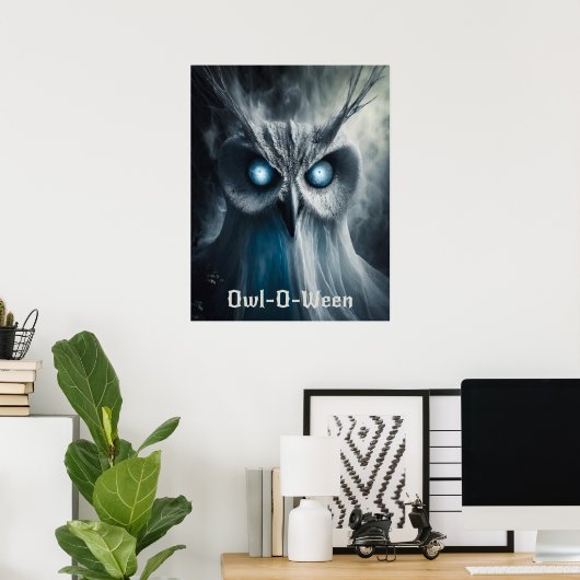 Owl-O-Ween - Halloween Print (Thuiskantoor)