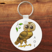 Owl of Athena Sleutelhanger (Voorkant)