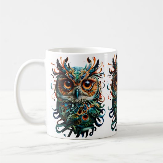 Owl of Wisdom Inspirerend koffiemok (Links)