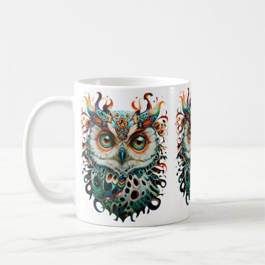 Owl of Wisdom Inspirerend koffiemok (Links)