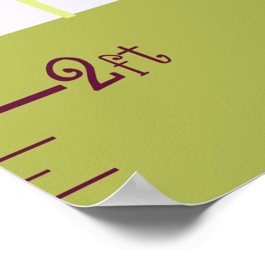 Owl, olifant Nursery Growth Chart Keep at 8x44! Poster (Hoek)