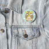 Owl Ontbreekt u Ronde Button 5,7 Cm (In situ)