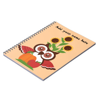 Owl-ontwerp Notitieboek