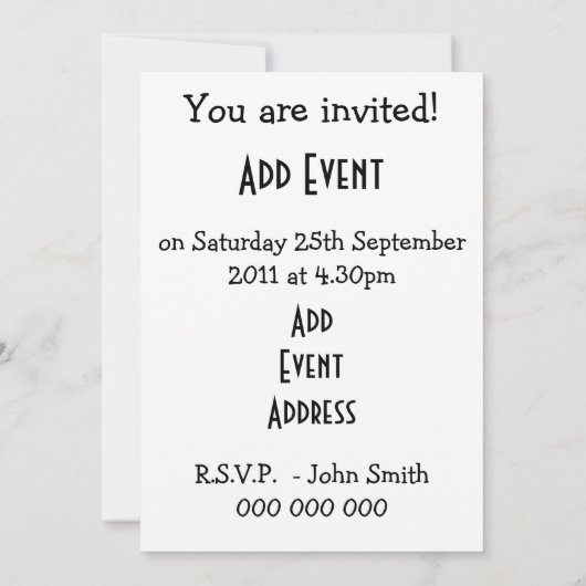 Owl ontwerp om het even welke gelegenheid kaart (Achterkant)