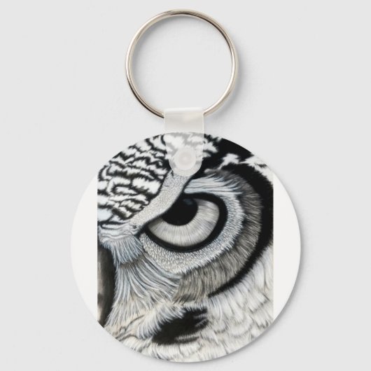 Owl oog rechterkant 2 van 2 sleutelhanger (Voorkant)