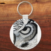 Owl oog rechterkant 2 van 2 sleutelhanger (Voorkant)