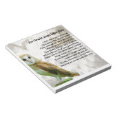 Owl - Oom Poem Notitieblok (Schuin)