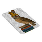 Owl op boeken magneet (Rechterzijde)