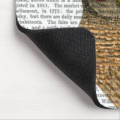 Owl op boeken muismat (Hoek)