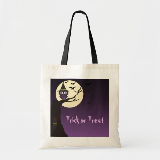 Owl op boomtak Halloween Bag Tote Bag (Voorkant)