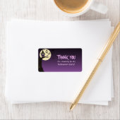 Owl op boomtak het Etiket van het Etiket van de Fa (Insitu)