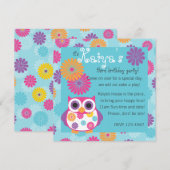 Owl op de Bright Side Kaart (Voorkant / Achterkant)