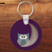 Owl op de maan sleutelhanger (Voorkant)