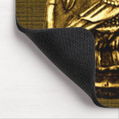 Owl op de oude griekse munt muismat (Hoek)