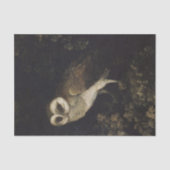 Owl op donkere achtergrond tissuepapier (Voorkant)