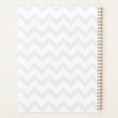 Owl op het alkboard Chevron - Aangepersonaliseerde Planner (Achterkant)