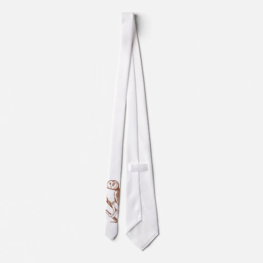 Owl op vertakking stropdas (Achterkant)