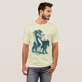 Owl op Wolf T-shirt (Voorkant volledig)