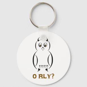 Owl O'Rly Sleutelhanger