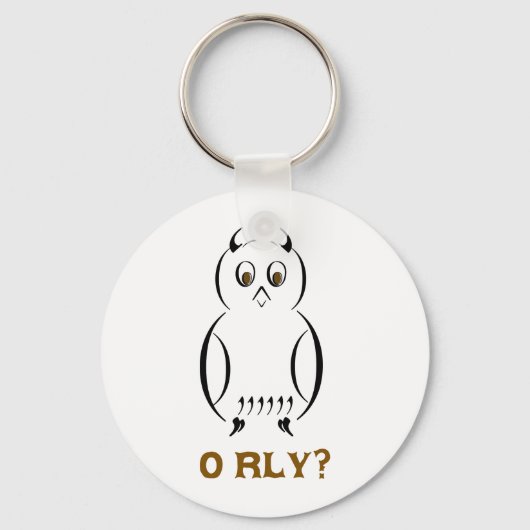 Owl O'Rly Sleutelhanger (Voorkant)