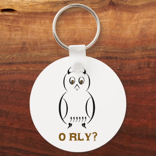 Owl O'Rly Sleutelhanger (Voorkant)
