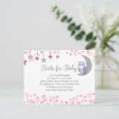 Owl over het Briefkaart van de Boeken van het Roze (Staand voorkant)