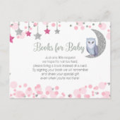 Owl over het Briefkaart van de Boeken van het Roze (Voorkant)