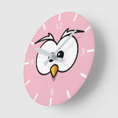 Owl Oyes - Personaliseer je eigen ogen Ronde Klok (Hoek)