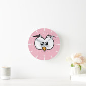 Owl Oyes - Personaliseer je eigen ogen Ronde Klok (Huis)