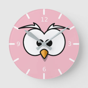 Owl Oyes - Personaliseer je eigen ogen Ronde Klok