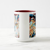 Owl Painting - Gift for Animal Lovers Mok (Midden)