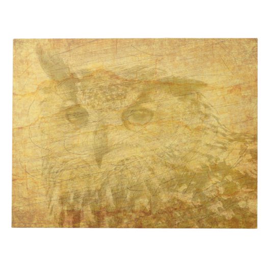 Owl papier notitieblok (Voorkant)