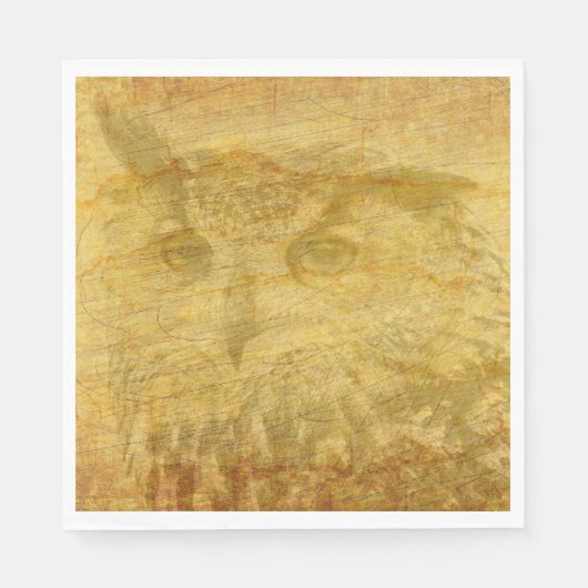 Owl papier servet (Voorkant)