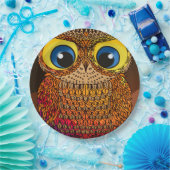 Owl Papieren Bordje (Feest)