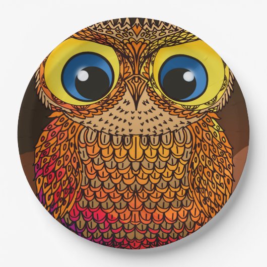 Owl Papieren Bordje (Voorkant)