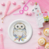 Owl Papieren Bordje (Feest)